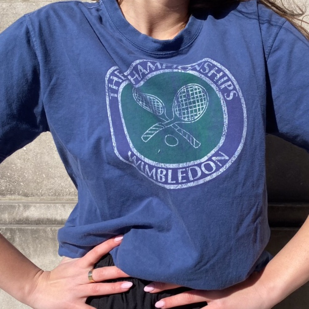 super cute vintage Wimbeldon tee
